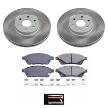 Load image into Gallery viewer, PowerStop Front Semi-Coated Rotor Kit fits 2010-2016 Cadillac SRX / 2011 Saab 9-4X Aero