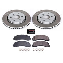 Load image into Gallery viewer, PowerStop Front Semi-Coated Rotor Kit fits 2010-2017 Ford Expedition EL / 2010 Ford Expedition Eddie / 2010-2021 Ford Expe...