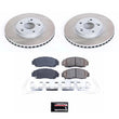 Load image into Gallery viewer, PowerStop Front Semi-Coated Rotor Kit fits 2011-2014 Acura TSX / 2012-2014 Acura TSX Special Edition / 2011-2012 Honda Acc...