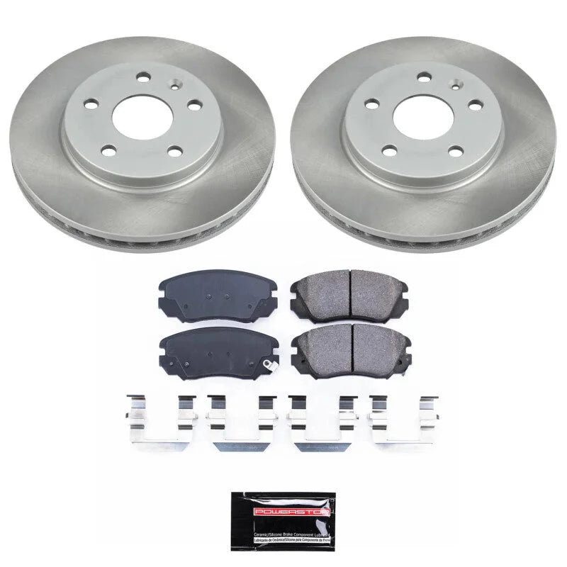 PowerStop Front Semi-Coated Rotor Kit fits 2012-2016 Buick LaCrosse / 2012 Buick LaCrosse Convenience / 2012 2013 Buick La...