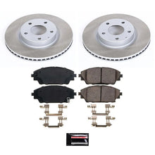 Load image into Gallery viewer, PowerStop Front Semi-Coated Rotor Kit fits 2014-2021 Mazda 3 / Cx-3