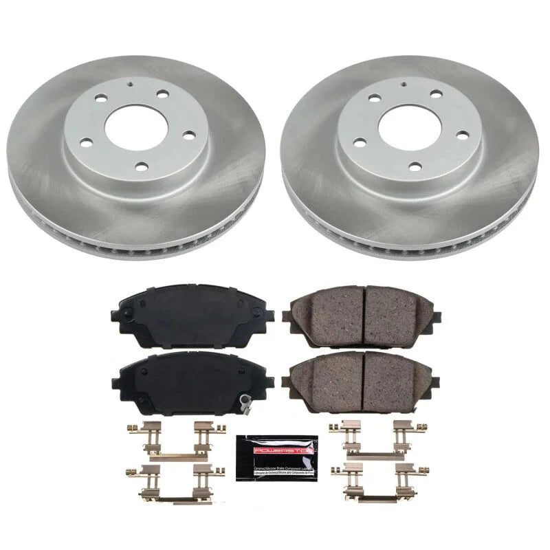 PowerStop Front Semi-Coated Rotor Kit fits 2014-2021 Mazda 3 / Cx-3