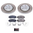 Load image into Gallery viewer, PowerStop Front Semi-Coated Rotor Kit fits 2015-2017 2019-2025 Honda Odyssey / Passport