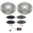 Load image into Gallery viewer, PowerStop Front Semi-Coated Rotor Kit fits 2015-2020 Audi A3 / 2015-2018 Audi A3 Quattro / 2016-2018 Audi A3 Sportback / 2...