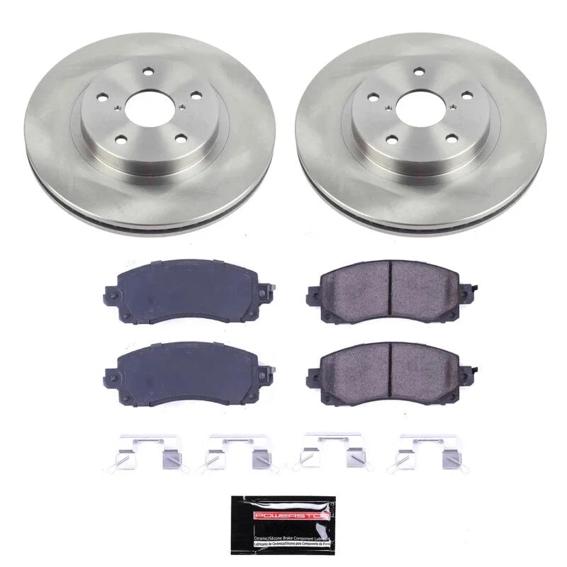 PowerStop Front Semi-Coated Rotor Kit fits 2019-2022 Subaru Forester