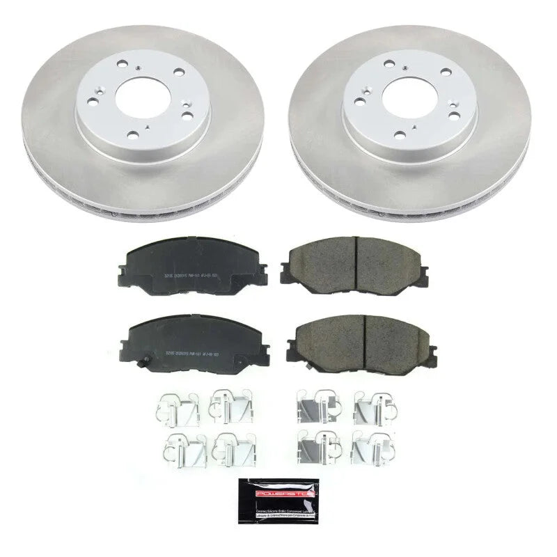 PowerStop Front Semi-Coated Rotor Kit fits 2019-2024 Honda Civic / Insight