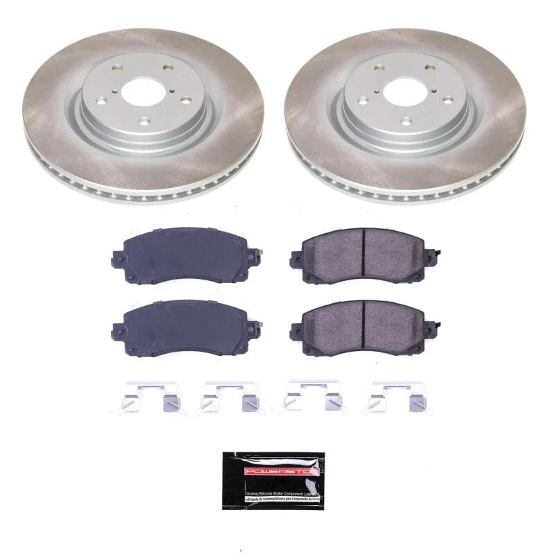 PowerStop Front Semi-Coated Rotor Kit fits 2019-2024 Subaru Forester / WRX