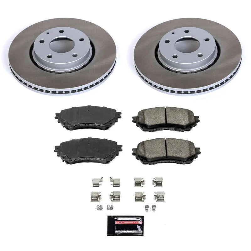 PowerStop Front Semi-Coated Rotor Kit fits 2020-2021 Mazda 6 SPORT