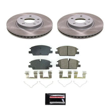 Load image into Gallery viewer, PowerStop Front Semi-Coated Rotor Kit fits 2022-2024 Chevrolet Equinox LS / 2021 Chevrolet Malibu L / 2021-2022 Chevrolet ...