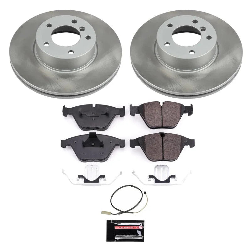 PowerStop Front Semi-Coated Rotor Kit fits BMW X1 / 2011-2013 BMW 328I Xdrive / 2013-2015 BMW X1 XDRIVE28I