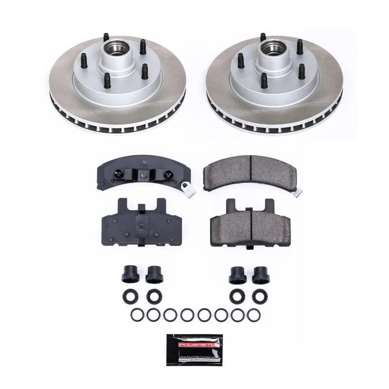 PowerStop Front Semi-Coated Rotor Kit fits Dodge Ram / 1994-1996 Dodge Ram 1500 / 1997 Dodge Ram 1500 LT / 1997-1999 Dodge...