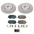 Load image into Gallery viewer, PowerStop Front Semi-Coated Rotor Kit fits Hyundai Nexo / 2019-2024 Hyundai Nexo Blue