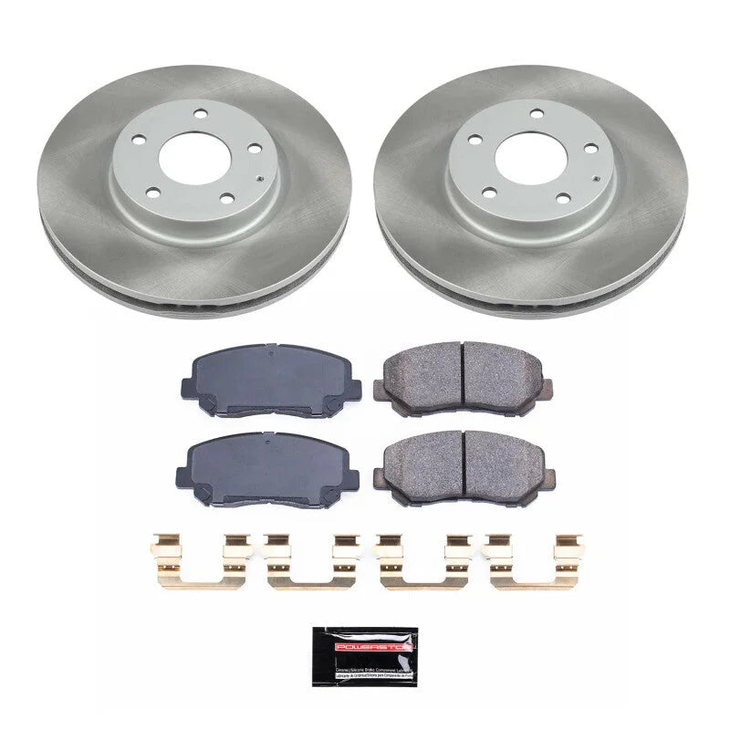 PowerStop Front Semi-Coated Rotor Kit fits Mazda Cx-5 / 2013-2015 Mazda Cx-5 Grand Touring