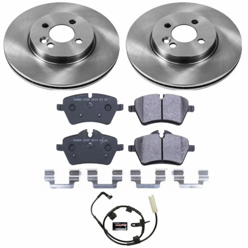 PowerStop Front Track Day Brake Kit fits 2007-2010 Mini Cooper - Main Product View