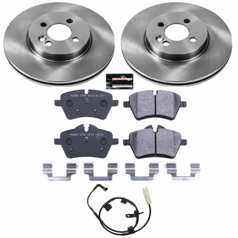 PowerStop Front Track Day SPEC Brake Kit fits 2007-2010 Mini Cooper - Main Product View