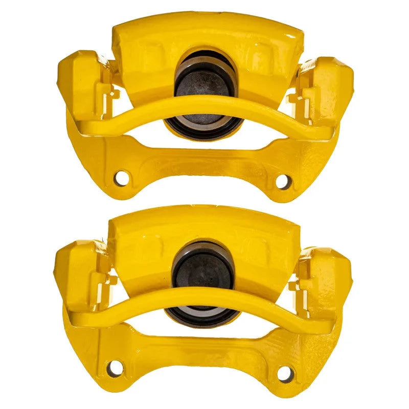 PowerStop Front Yellow Caliper w/Bracket (Pair) fits 2016 Buick Regal / 2010-2015 Chevrolet Camaro LS / 2011-2017 Chevrole...