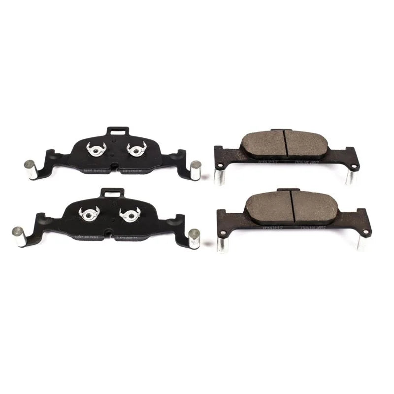 PowerStop Front Z16 Ceramic Brake Pads fits 2017 2018 Audi A4 / 2017-2025 Audi A4 Quattro / 2017-2025 Audi A4 Allroad / 20...