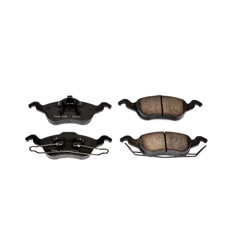 PowerStop Front Z16 Evolution Ceramic Brake Pads fits 2000-2004 Ford Focus - Main Product View