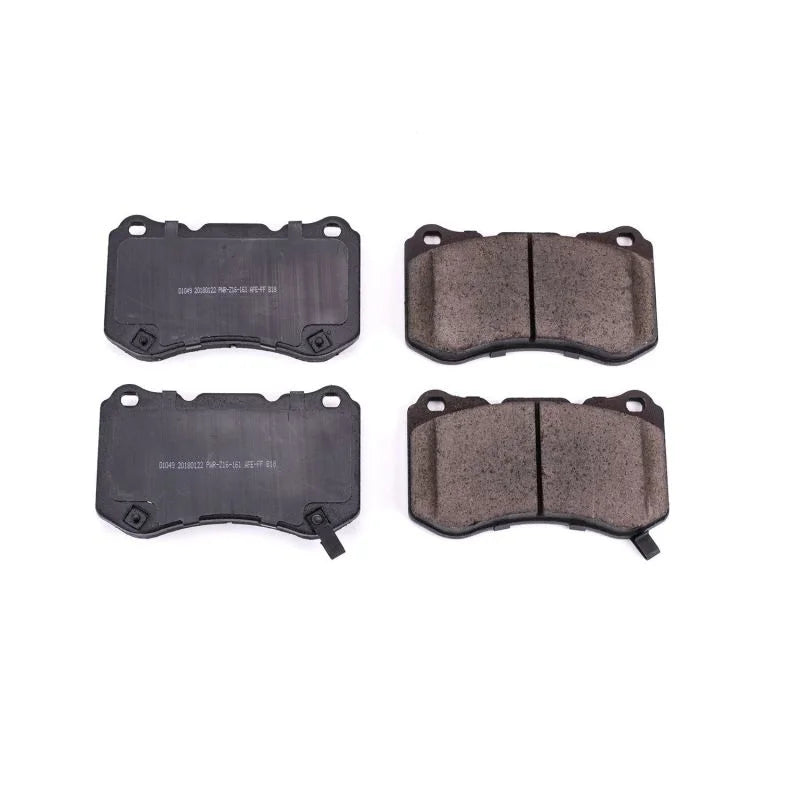 PowerStop Front Z16 Evolution Ceramic Brake Pads fits 2004-2006 Acura TL / 2007-2008 Acura TL Type-s - Main Product View