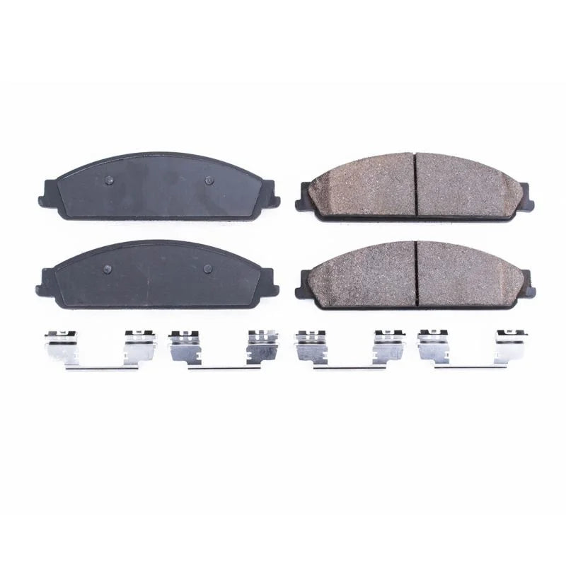 PowerStop Front Z17 Ceramic Brake Pad w/Hardware fits 2005-2007 Ford Five Hundred / 2005-2007 Ford Freestyle / 2008 2009 F...