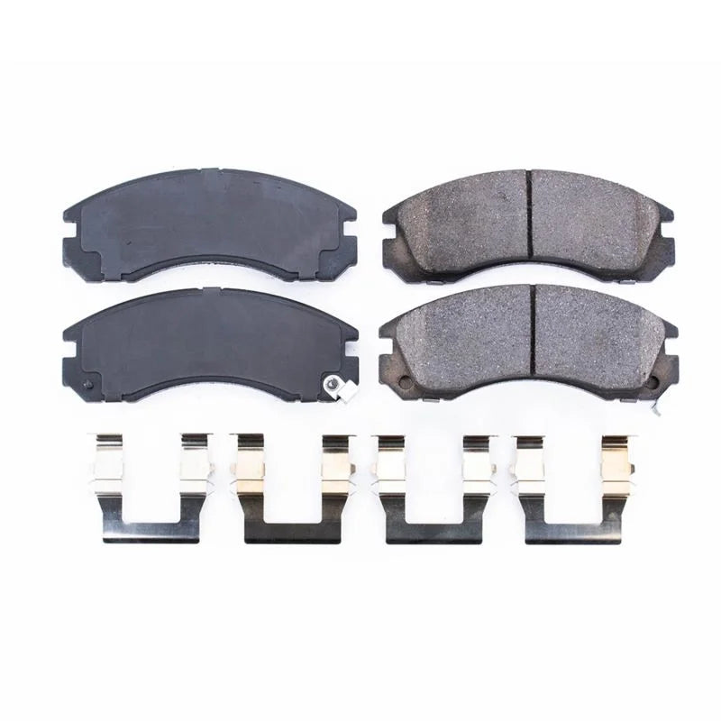 PowerStop Front Z17 Ceramic Brake Pads w/Hardware fits 1991-1996 Dodge Stealth / 1993-1998 Eagle Talon TSI / 1991-1999 Mit...