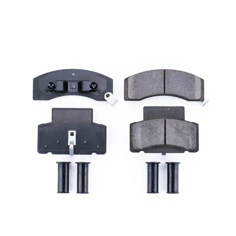 PowerStop Front Z17 Ceramic Brake Pads w/Hardware fits 1991-2000 Chevrolet C3500 / 2001 2002 Chevrolet Express 2500 / 1996...
