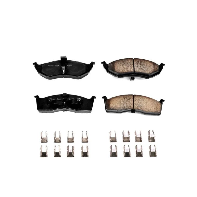PowerStop Front Z17 Ceramic Brake Pads w/Hardware fits 1993-1995 Chrysler Concorde / 1996 1997 Chrysler Concorde LX / 2000...
