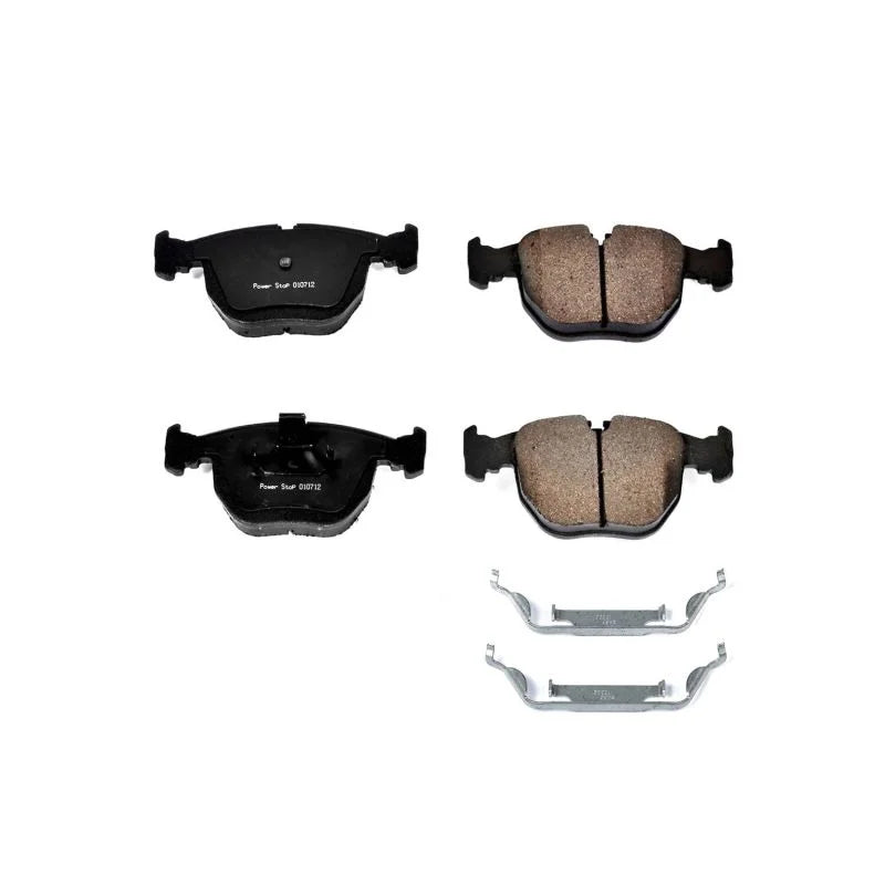PowerStop Front Z17 Ceramic Brake Pads w/Hardware fits 2001-2003 BMW 530I / 1997-2003 BMW 540I / 1995-2001 BMW 740I / 1995...