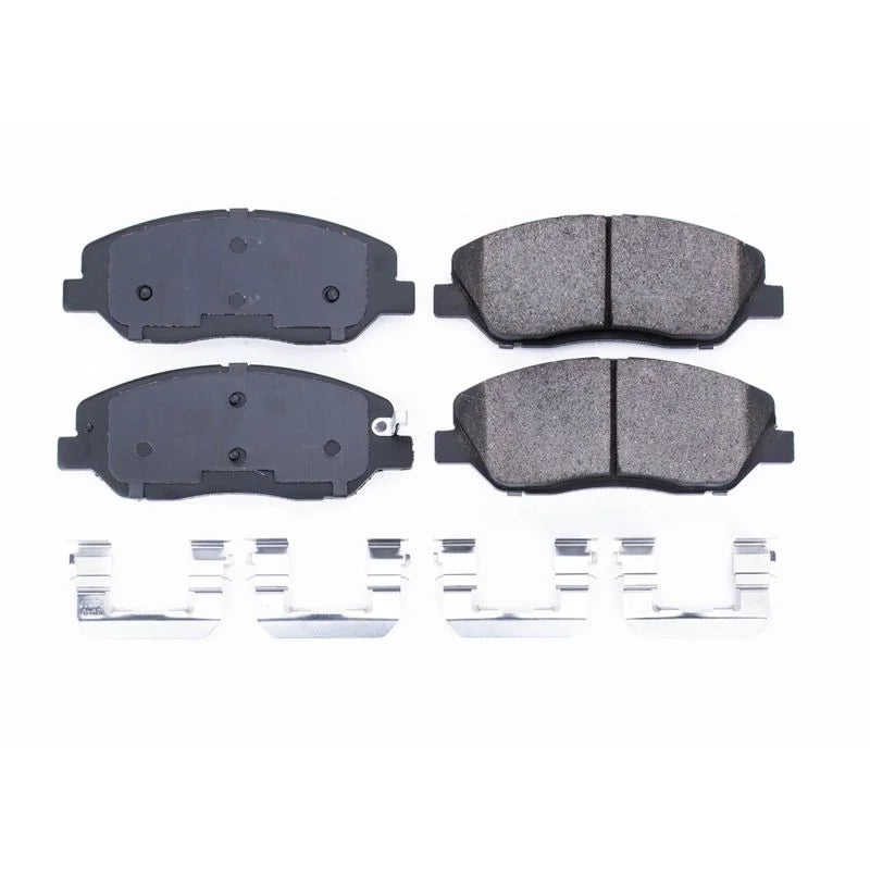 PowerStop Front Z17 Ceramic Brake Pads w/Hardware fits 2007 2008 Hyundai Entourage Gls / 2007 Hyundai Entourage / 2007-200...