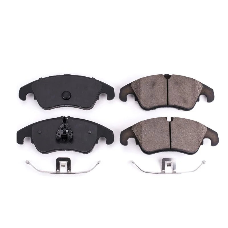 PowerStop Front Z17 Ceramic Brake Pads w/Hardware fits 2010-2016 Audi A4 / 2009-2016 Audi A4 Quattro / 2010-2014 Audi A5 /...