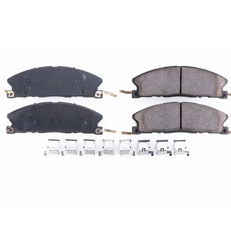 PowerStop Front Z17 Ceramic Brake Pads w/Hardware fits 2013-2019 Ford Explorer / 2013-2019 Ford Flex / 2013-2019 Ford Poli...