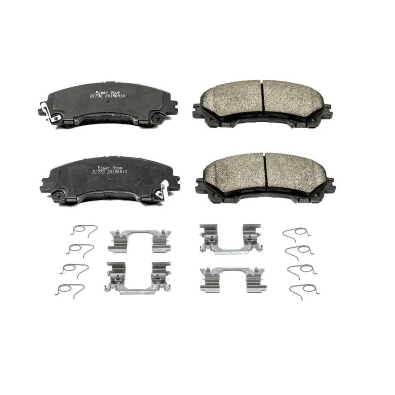 PowerStop Front Z17 Ceramic Brake Pads w/Hardware fits 2014-2021 Infiniti Q50 / 2017-2021 Infiniti Q60 / 2016 2017 2019 20...