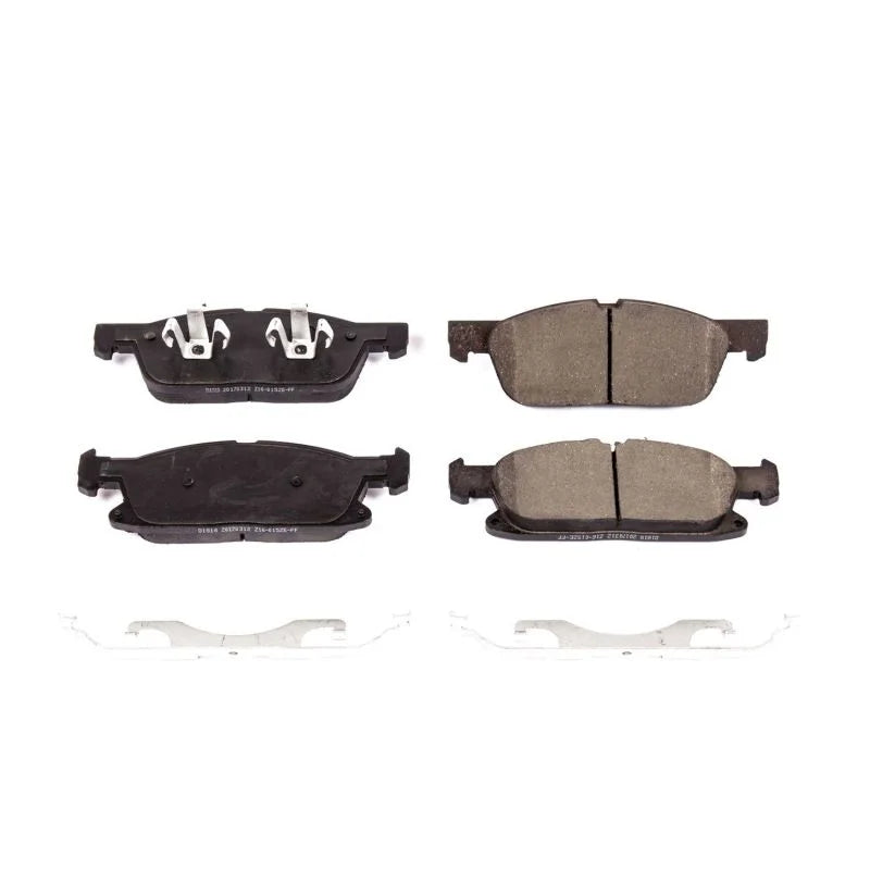 PowerStop Front Z17 Ceramic Brake Pads w/Hardware fits 2015-2021 Ford Edge / 2019 Ford Fusion / 2017-2019 Ford Fusion SPOR...