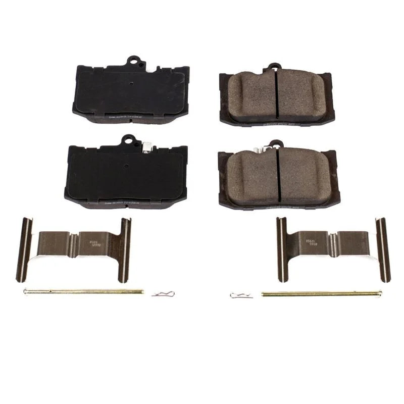 PowerStop Front Z17 Ceramic Brake Pads w/Hardware fits 2016-2017 Lexus GS200T / 2018-2019 Lexus GS300 / 2013-2020 Lexus GS...