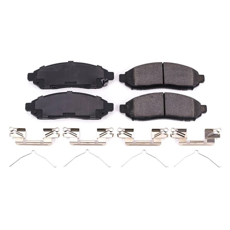 PowerStop Front Z17 Ceramic Brake Pads w/Hardware fits 2016-2018 Chevrolet City Express / 2005-2015 Nissan Frontier / 2005...