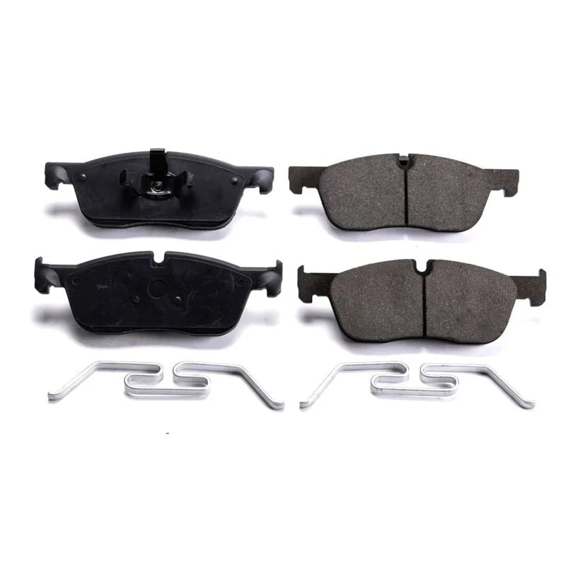 PowerStop Front Z17 Ceramic Brake Pads w/Hardware fits 2018 2019 Jaguar E-pace / 2017 2018 Jaguar XF / 2017 Jaguar XF S / ...