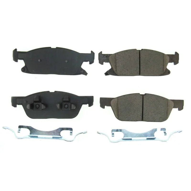 PowerStop Front Z17 Ceramic Brake Pads w/Hardware fits 2019 2021-2024 Ford Edge SE / 2019-2024 Ford Edge ST / 2022-2024 Fo...