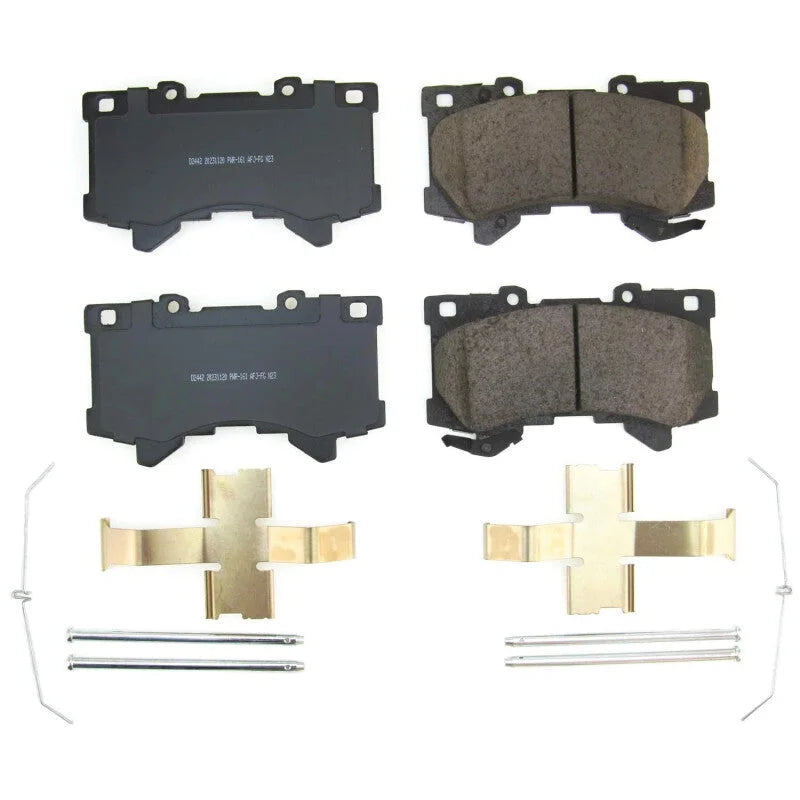 PowerStop Front Z17 Ceramic Brake Pads w/Hardware fits 2024 Lexus GX550 / 2022-2024 Lexus LX600 / 2025 Toyota 4RUNNER LIMI...