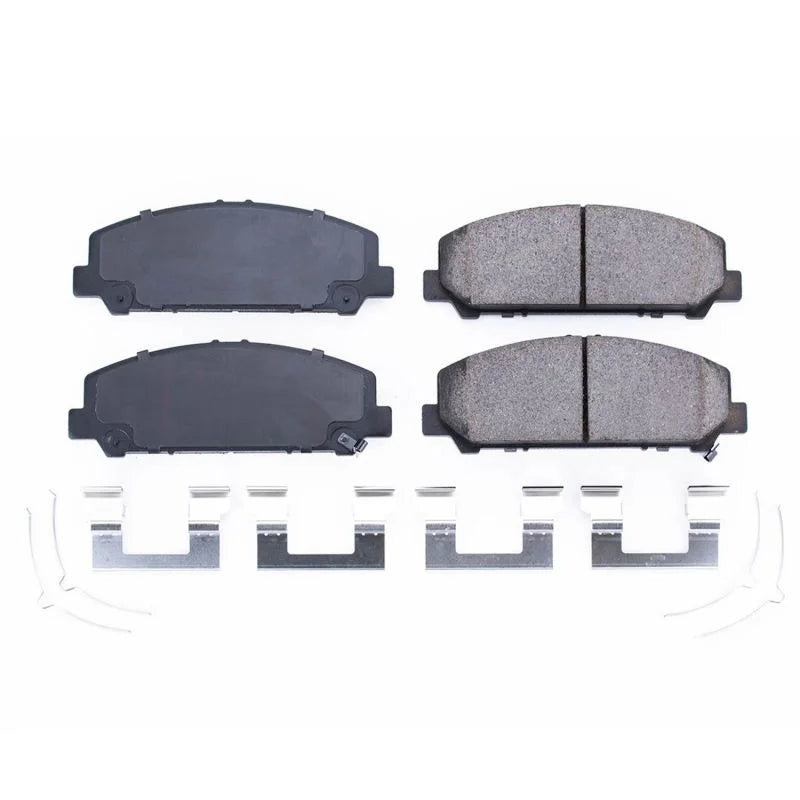 PowerStop Front Z17 Ceramic Brake Pads w/Hardware fits 56 2011-2013 Infiniti QX56 / 2014-2024 Infiniti QX80 / 2021-2024 Ni...