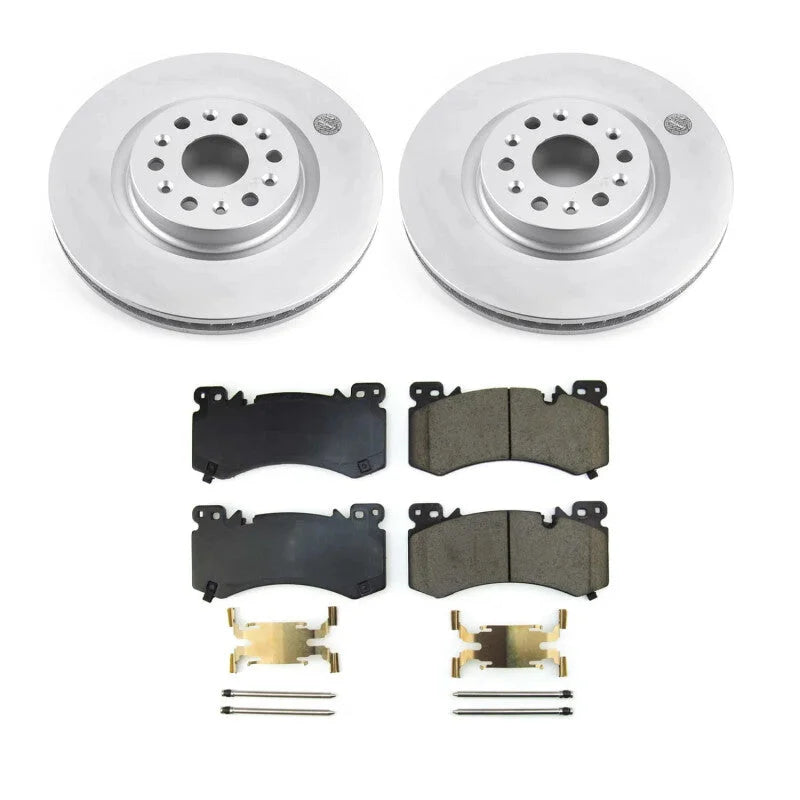 PowerStop Front Z17 Coated Brake Kit fits 2022 Cadillac XT6 Luxury
