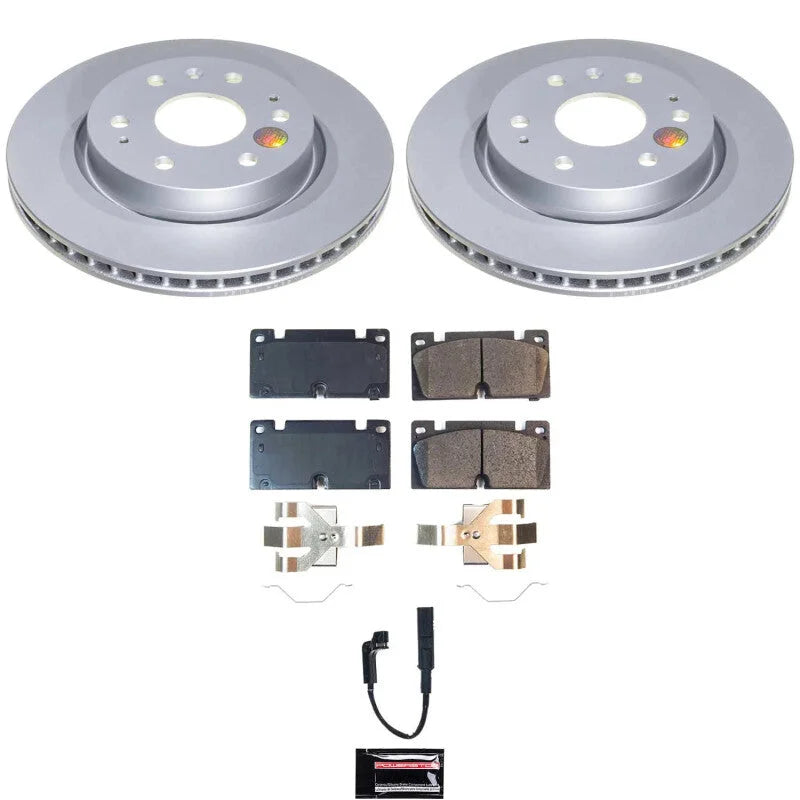 PowerStop Front Z17 Coated Brake Kit fits 2023-2024 Chevrolet Colorado LT / 2023-2024 GMC Canyon AT4