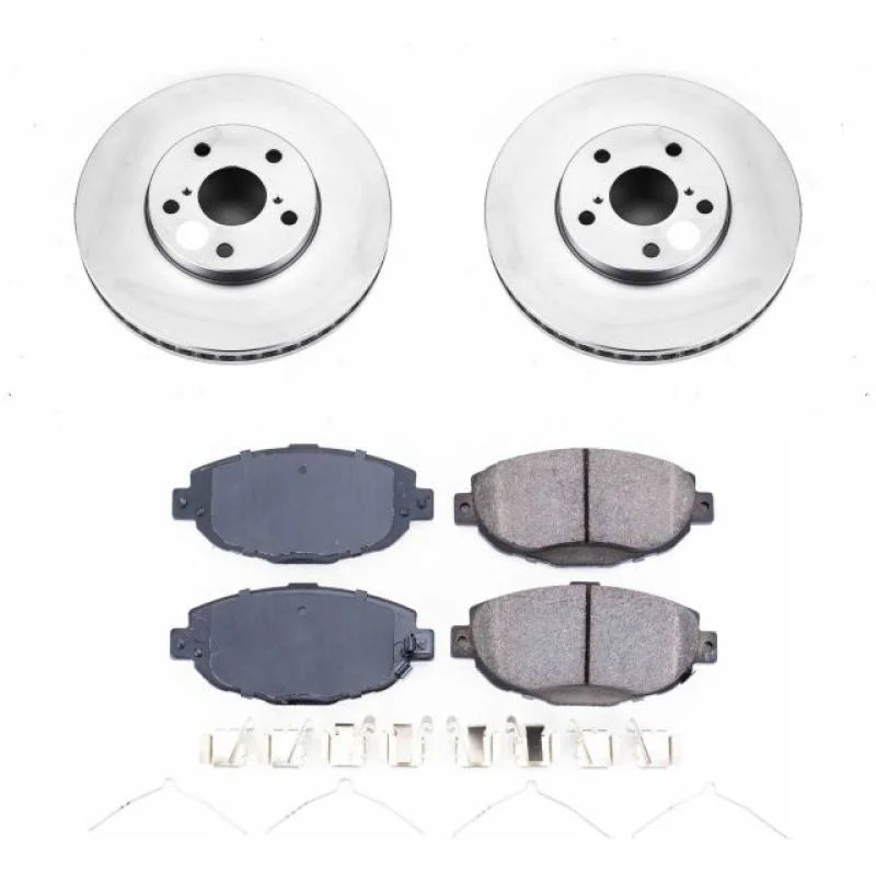 PowerStop Front Z17 EVOLUTION GEOMET Coated Brake Kit fits 1999-2000 Lexus SC300 / 1992-2000 Lexus SC400 - Main Product View