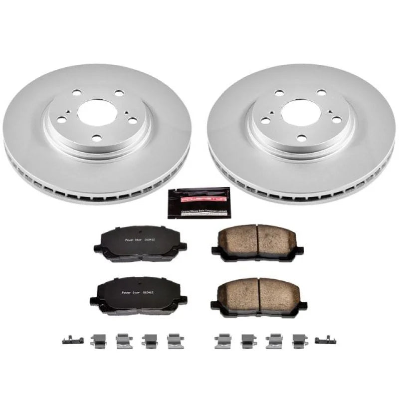 PowerStop Front Z17 EVOLUTION GEOMET Coated Brake Kit fits Toyota Highlander / 2001-2007 Toyota Highlander / 2006-2007 Toy...