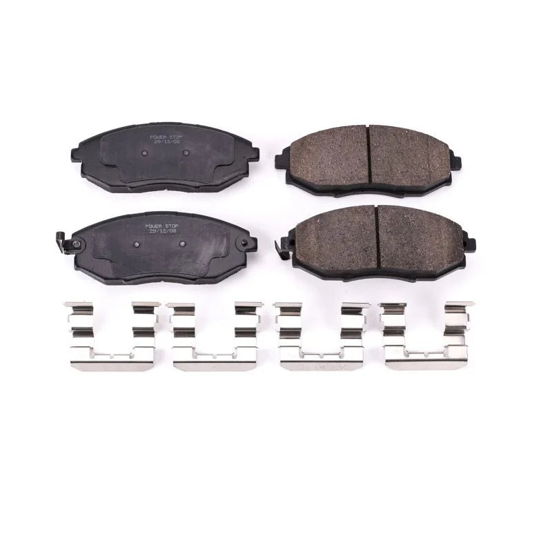 PowerStop Front Z17 Evo Ceramic Brake Pad w/Hardware fits 2004-2006 Chevrolet Epica / 2006 Suzuki Verona / 2004-2005 Suzuk...