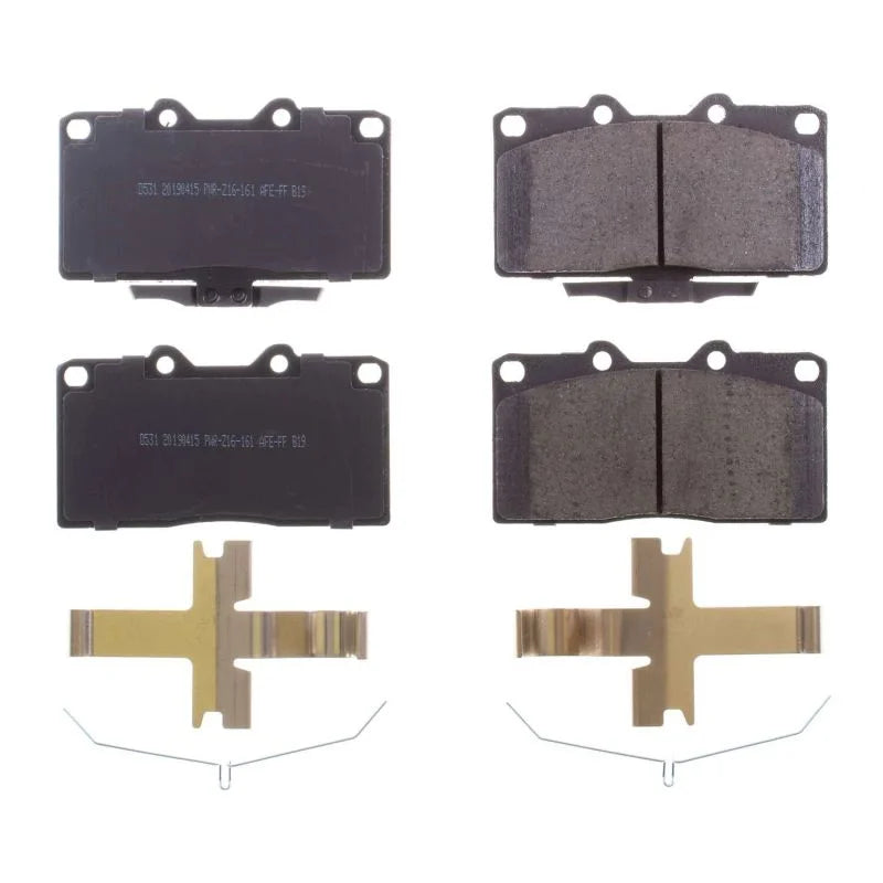 PowerStop Front Z17 Evolution Ceramic Brake Pads w/Hardware fits 1991-1996 Dodge Stealth R/T Turbo / 1995-1996 Mitsubishi ...
