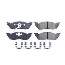 Load image into Gallery viewer, PowerStop Front Z17 Evolution Ceramic Brake Pads w/Hardware fits 1991-1998 Dodge Dakota - Main Product View