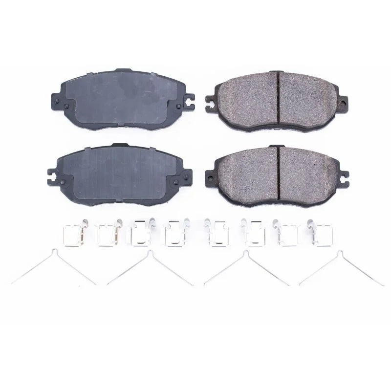 PowerStop Front Z17 Evolution Ceramic Brake Pads w/Hardware fits 1993-1994 Lexus LS400 - Main Product View