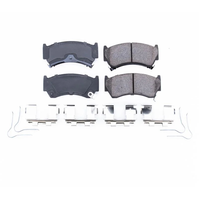 PowerStop Front Z17 Evolution Ceramic Brake Pads w/Hardware fits 1995-1999 Nissan 200SX / Sentra - Main Product View