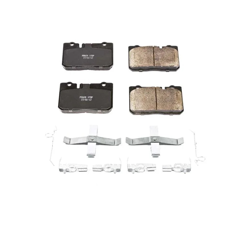 PowerStop Front Z17 Evolution Ceramic Brake Pads w/Hardware fits 1995-2000 Lexus LS400 - Main Product View