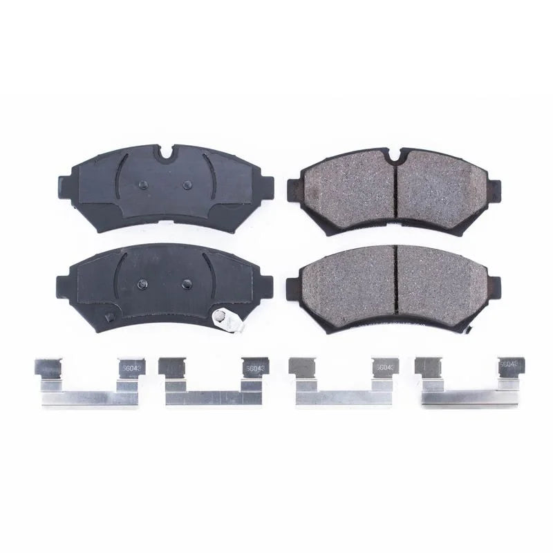 PowerStop Front Z17 Evolution Ceramic Brake Pads w/Hardware fits 1998-2002 Cadillac Seville / 1998-2002 Cadillac Seville SLS